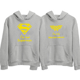 I Am Her Superman I Am His Wonderwoman Best Couple Hoodies