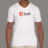 Swift Programming Language v Neck T-Shirt For Men online india