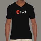 Swift Programming Language v Neck T-Shirt For Men india