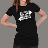 Sysadmin Giveth & Taketh Women's Tee - IT Power