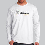 I Am A Linux System Administrator, What's Your Superpower? Men's T-Shirt