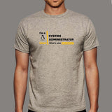 I Am A Linux System Administrator, What's Your Superpower? Men's T-Shirt