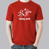 Taking Notes Funny Music T-Shirt For Men online  india