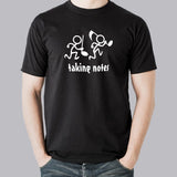 Taking Notes Funny Music T-shirts For Men in India – TEEZ.in