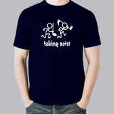Taking Notes Funny Music T-shirts For Men in India – TEEZ.in