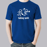 Taking Notes Funny Music T-Shirt For Men online