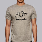 Taking Notes Funny Music T-Shirt For Men india
