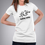 Taking Notes Funny Music T-Shirt For Women online india