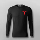 Tesla Chest Logo T-shirt For Men