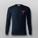 Tesla Chest Logo T-shirt For Men