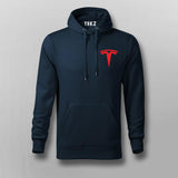 Tesla Chest Logo Hoodies For Men