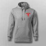 Tesla Chest Logo Hoodie For Men Online India