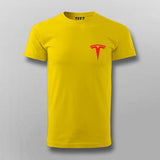 Tesla Chest Logo T-shirt For Men Online India