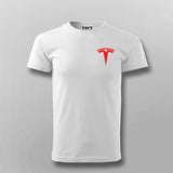 Tesla Chest Logo T-shirt For Men