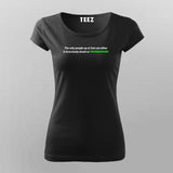 THE ONLY PEOPLE UP AT 3AM ARE EITHER IN LOVE, LONELY DRUNK OR PROGRAMMER T-Shirt For Women Online Teez