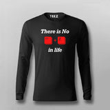 THERE IS NO CTRL-Z IN LIFE Funny Coding Quotes V-neck  T-shirt For Men Online Teez