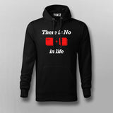 THERE IS NO CTRL-Z IN LIFE Funny Coding Quotes Hoodie For Men Online India