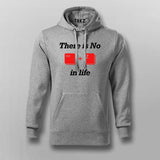 THERE IS NO CTRL-Z IN LIFE Funny Coding Quotes Hoodies For Men
