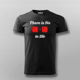 THERE IS NO CTRL-Z IN LIFE Funny Coding Quotes T-shirt For Men Online teez
