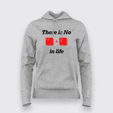 THERE IS NO CTRL-Z IN LIFE Funny Coding Quotes  Hoodies For Women