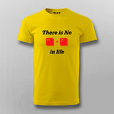 THERE IS NO CTRL-Z IN LIFE Funny Coding Quotes T-shirt For Men Online India