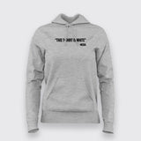 THIS T SHIRT IS WHITE Hoodies For Women Online India