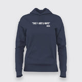THIS T SHIRT IS WHITE Hoodies For Women