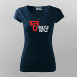 TRUE RED DEVILS MANCHESTER UNITED FAN T-SHIRT For Women