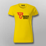 TRUE RED DEVILS MANCHESTER UNITED FAN T-SHIRT For Women
