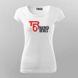 TRUE RED DEVILS MANCHESTER UNITED FAN T-SHIRT For Women Online Teez