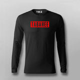 Tabahee Full sleeve T-shirt For Men Online Teez