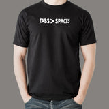 Tabs > Spaces Men's T-Shirt - The Indentation Debate