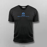 Tata Consultancy Services V Neck T-Shirt For Men Online India