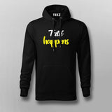 Tatti Happiness Funny Hindi Hoodie For Men Online India