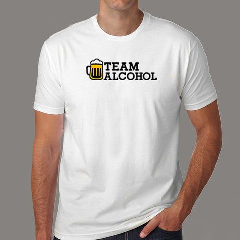 Team Alcohol T-Shirt For Men India