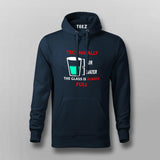 Technically The Glass Is Always Full Men's Clever Science T-Shirt