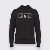 Tech Periodic Table Funny Science Hoodies For Women