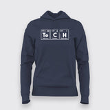 Tech Periodic Table Funny Science Hoodies For Women
