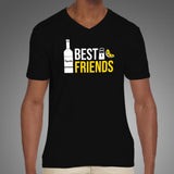 Tequila Best Friends V Neck T-Shirt India