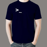 Command Prompt Line Coding T-shirt For Men in India