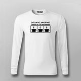 Coffee Important Full Sleeve T-Shirt For Men Online India