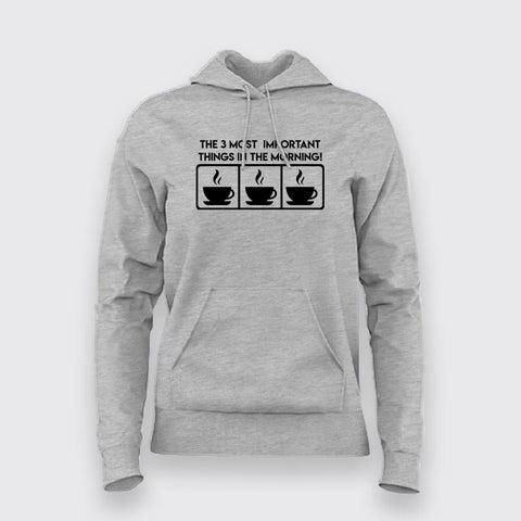 Women's Morning Coffee Hoodies Online India