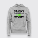 Solve It with Excel – Spreadsheet Wizard Hoodie