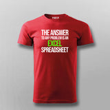 Solve It with Excel – Spreadsheet Wizard Tee