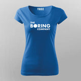 THE BORING COMPANY T-Shirt For Women
