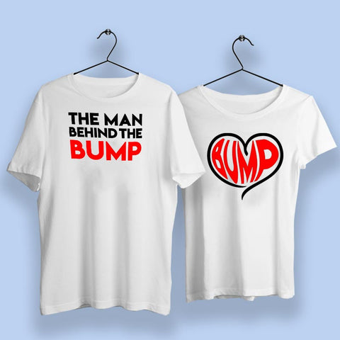 The Man Behind The Bump Couple T-Shirts Online India