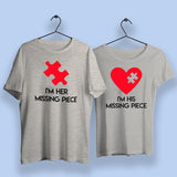The Missing Piece Couple T-Shirts