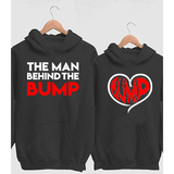 The Man Behind The Bump Couple Hoodies