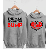 The Man Behind The Bump Couple Hoodies Online Teez