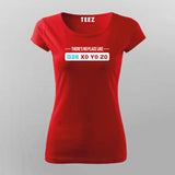 There’s No Place Like G28 X0 Y0 Z0 Programmer Funny T-Shirt For Women